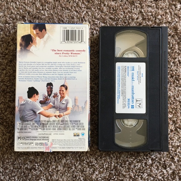 📼 Maid In Manhattan VHS - Picture 2 of 4